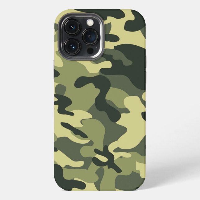 Green Camo iPhone Case (Back)