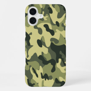 Green Camo iPhone 16 Plus Case