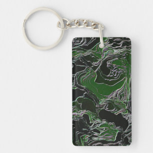 Green Camo Keychain