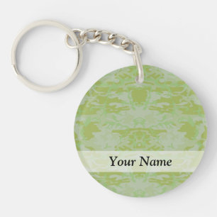 Green camo keychain