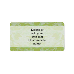 Green camo label