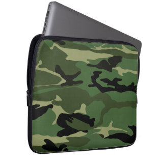 Green Camo Laptop Sleeve