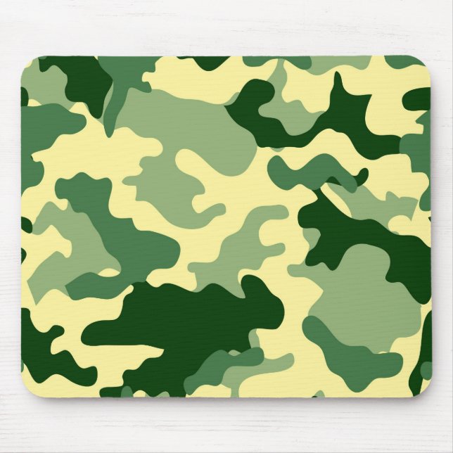 Green Camo Mousepad (Front)