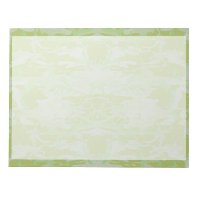 Green camo notepad (Front)