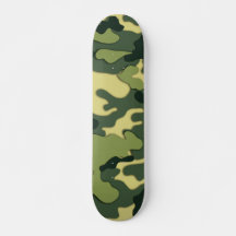 Green Camo / Skateboard