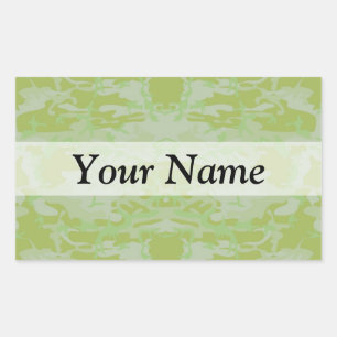 Green camo sticker