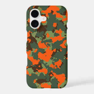 Green Camo with Safety Blaze Orange