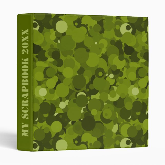 Green Camouflage Binder (Front/Spine)
