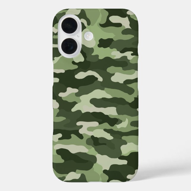 Green Camouflage Case-Mate iPhone Case (Back)