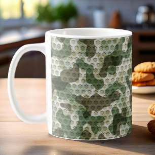 Green Camouflage  Coffee Mug