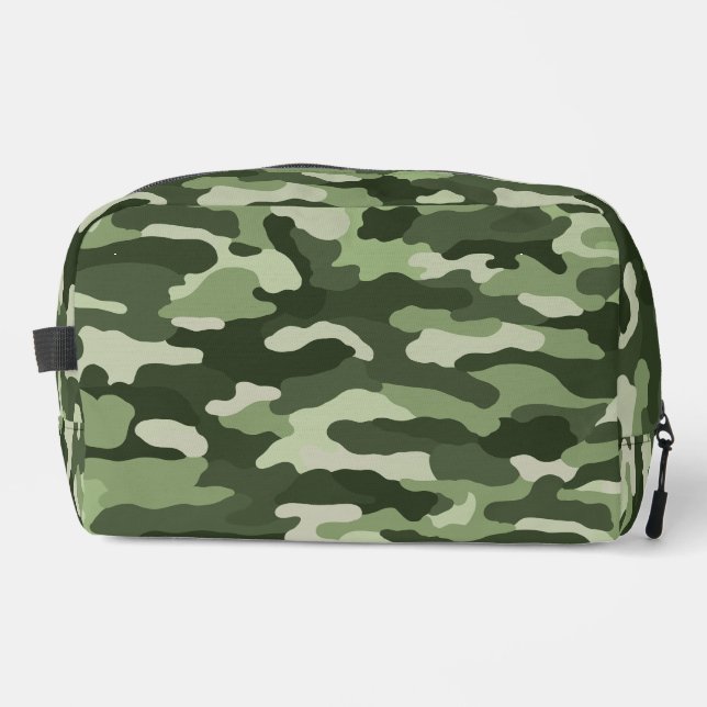 Green Camouflage Dopp Kit (Front)