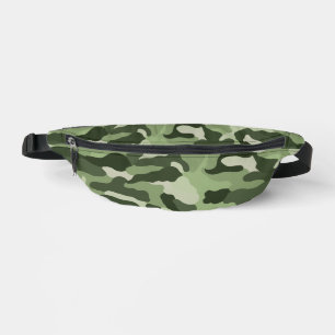Green Camouflage Fanny Pack