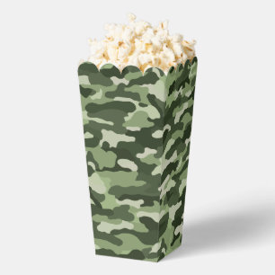 Green Camouflage Favor Box