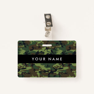 Green Camouflage, Military, Army Badge