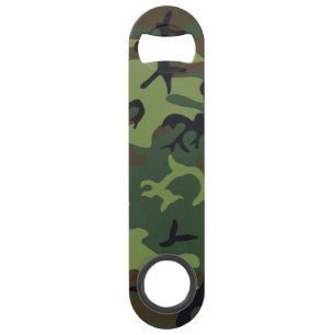 Green Camouflage Pattern Bar Key