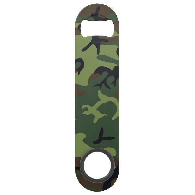 Green Camouflage Pattern Bar Key (Front)
