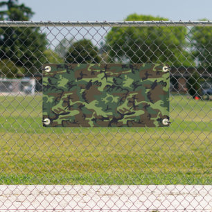 Green Camouflage Pattern, Military Pattern, Army Banner