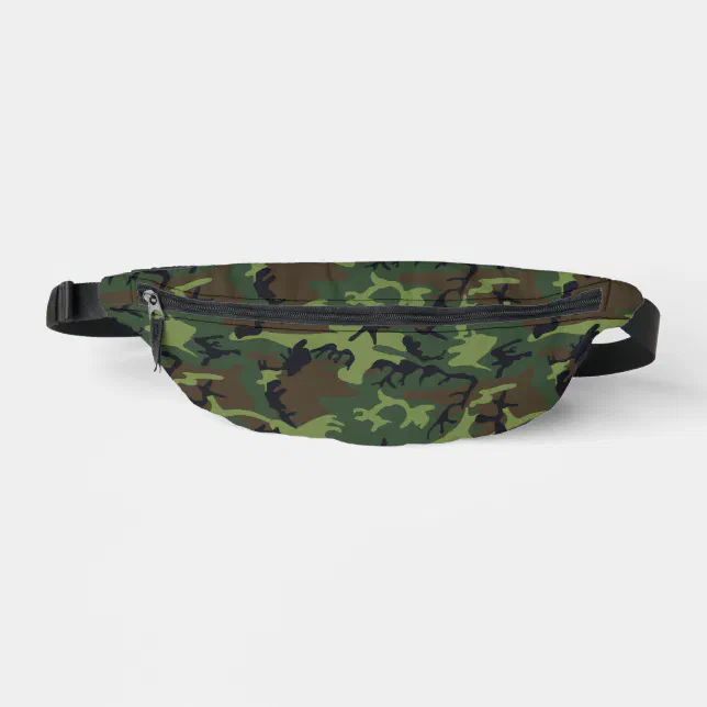 Fanny Pack - Archway Brushed Twill - Camo Leaves - Light Green