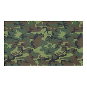Green Camouflage Pattern, Military Pattern, Army Name Tag