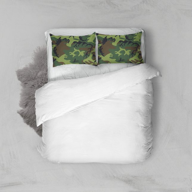 Green Camouflage Pattern, Military Pattern, Army Pillowcase (Creator Uploaded)