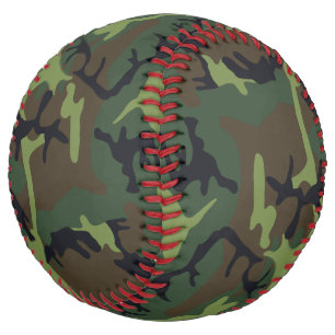Green Camouflage Pattern, Military Pattern, Army Softball