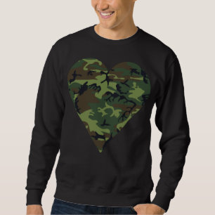 Green Camouflage Pattern, Military Pattern, Army Sweatshirt