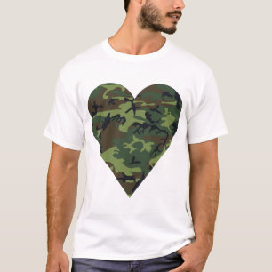 Green Camouflage Pattern, Military Pattern, Army T-Shirt