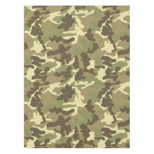 Green Camouflage Pattern Tablecloth