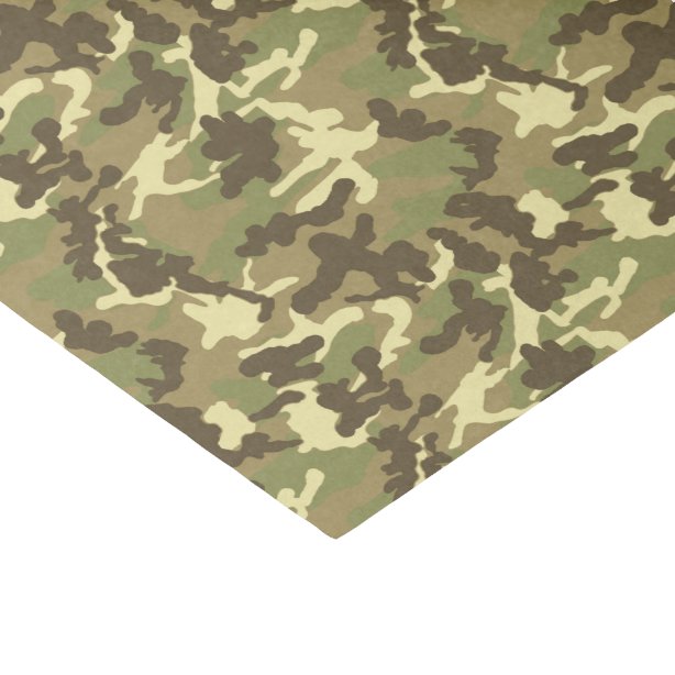 Camo Craft Tissue Paper | Zazzle.ca