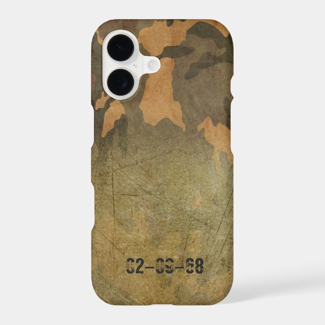 Green camouflage pattern vintage V2.0 (Back)