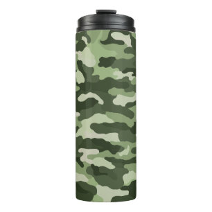 Green Camouflage Thermal Tumbler