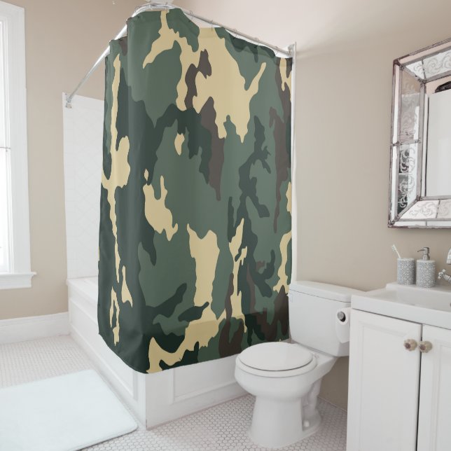 Green Camouflage Zippo Lighter (In Situ)