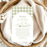 Green Camping Baby Shower Books for Baby