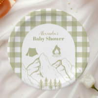 Green Camping Baby Shower