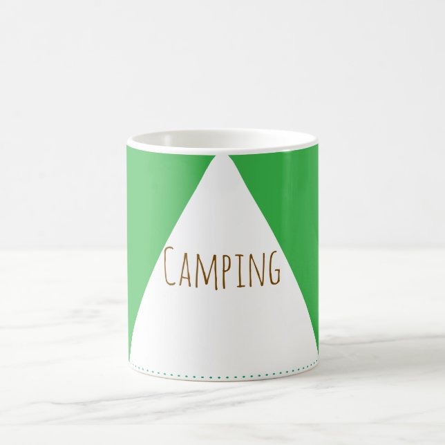 Green Camping Mug (Center)