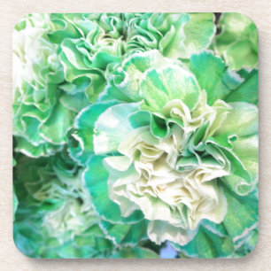 Green Carnation Coaster