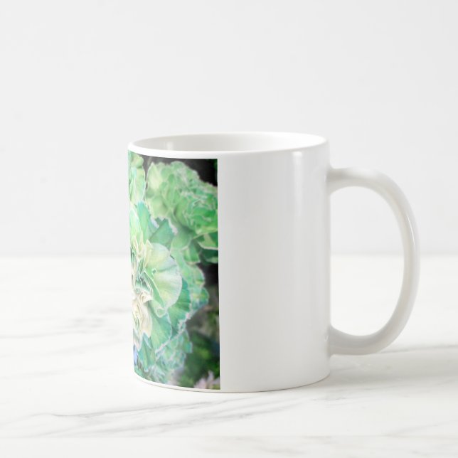 Green Carnation Coffee Mug (Right)
