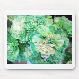 Green Carnation Mouse Pad