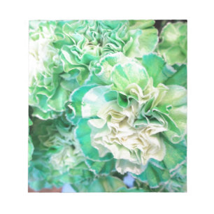 Green Carnation Notepad