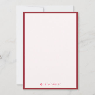 Green Carpet Note Cards