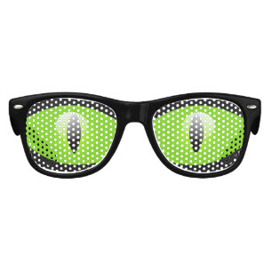 Green Cat Party Shades