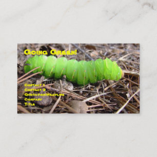 Green Caterpillar Business Card