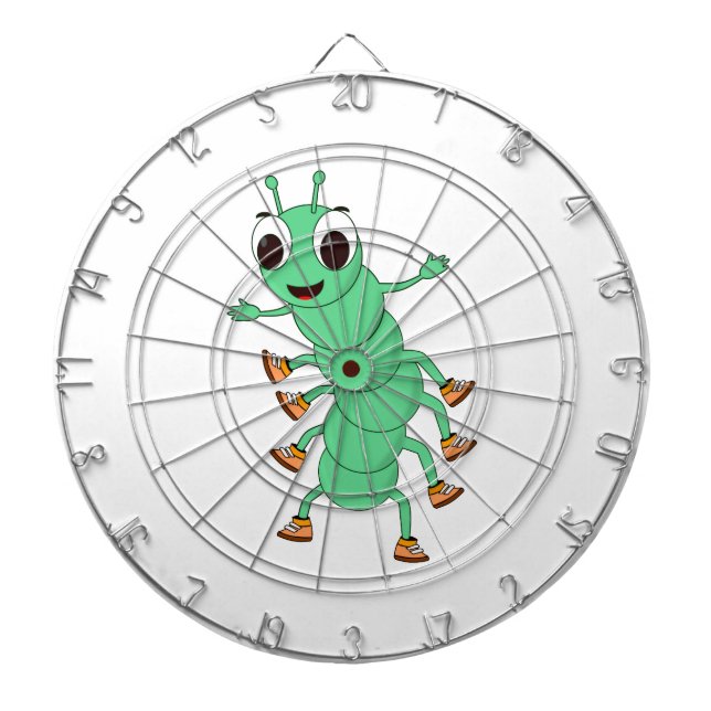 Green Caterpillar Dartboard (Front)