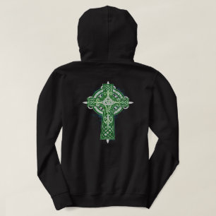 Green Celtic cross t-shirt Hoodie