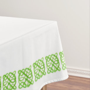GREEN CELTIC KNOT 52x70 Tablecloth