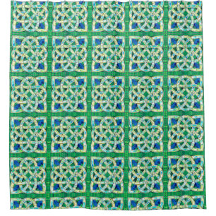 Green Celtic Knot Stone Mosaic