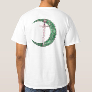 Green Celtic Moon T-Shirt