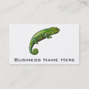 Green Chameleon Business Card