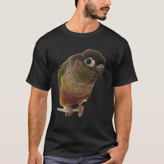 Green Cheek Conure Parrot Bird design T-Shirt