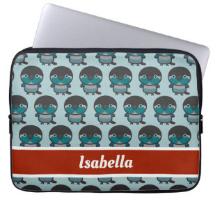 Green-cheeked parakeet / Turquoise Laptop Sleeve